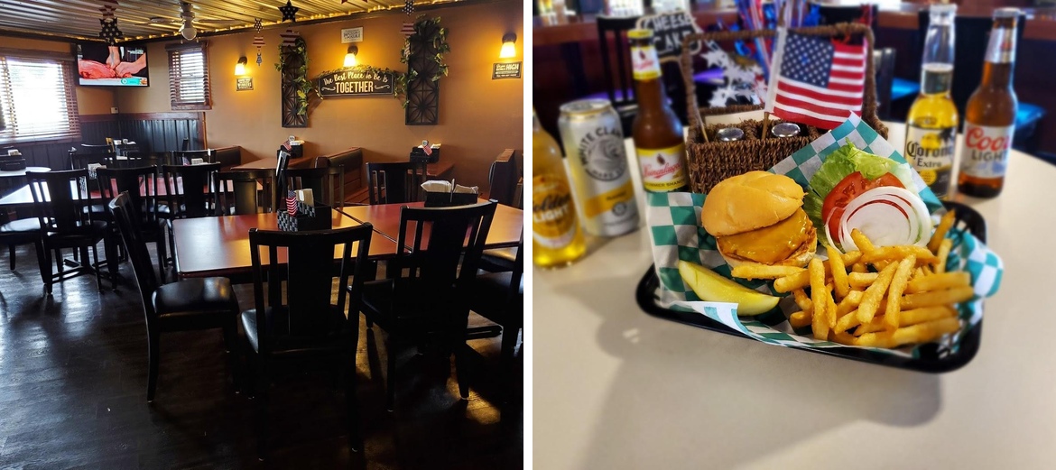 Timberland Bar and Grill Menu