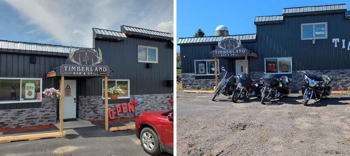 Timberland Bar and Grill Menu